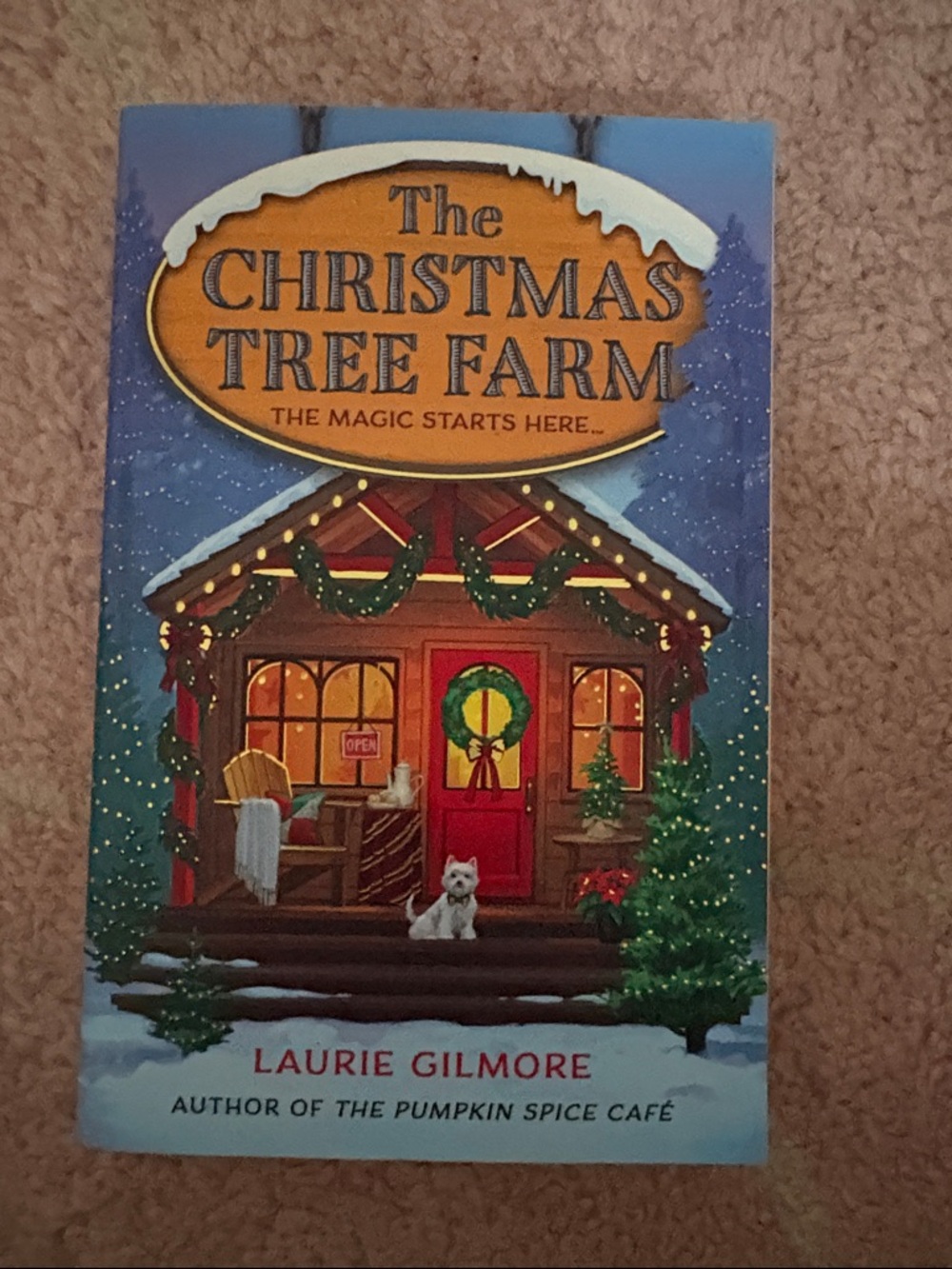 The Christmas Tree Farm by Laurie Gilmore - Festive Holiday Cover